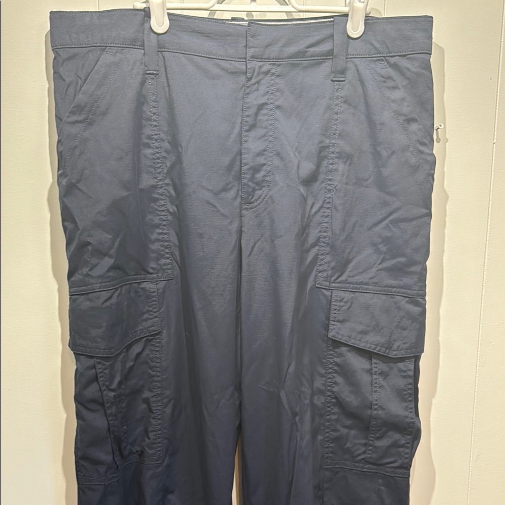 Tommy Hilfiger Navy Blue Cargo Dress Pants
